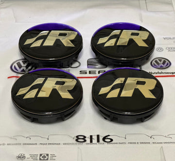 x4 R32 Center Cap Hubcap VW Golf Jetta Golf Tiguan Passat EOS CC 3B7 601 171 OEM Wheel