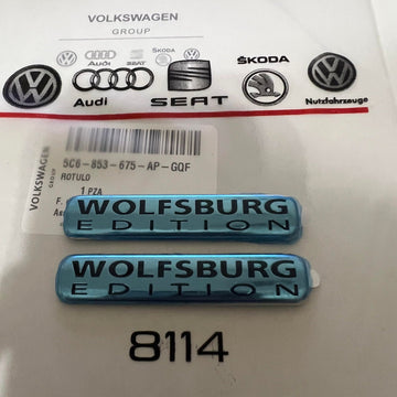 Volkswagen Jetta Passat Wolfsburg Edition Emblem Badge Logo NEW OEM