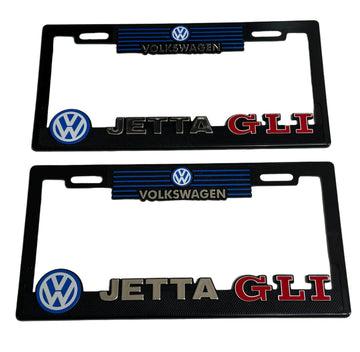 License Plate Frames for VOLKSWAGEN JETTA GLI Heavy Duty Plastic