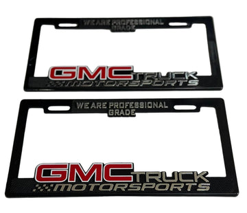 License Plate Frames for GMC DENALI TRUCK MOTOR SPORTS 3D Heavy Duty Plastic