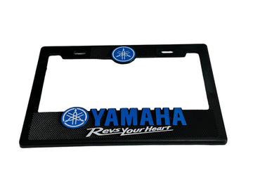 License Plate Frames for MOTORCYCLE YAMAHA BLUE 3D Heavy Duty Plastic