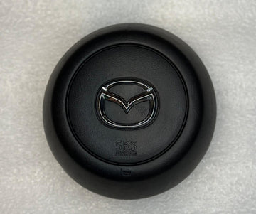 2020 2021 2022 2023 2024 Mazda CX-30 Driver Steering Wheel Airbag Cover Genuine BLACK