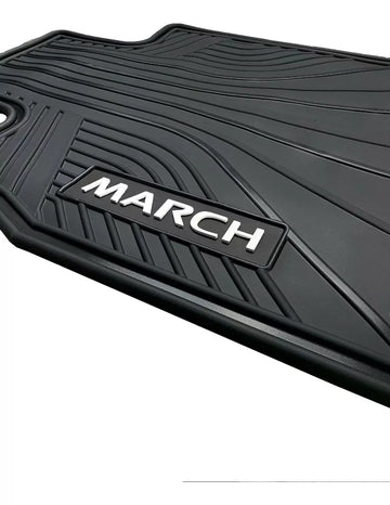 NISSAN MARCH 2012-2024 ORIGINAL FLOOR MATS SET HEAVY DUTY OEM