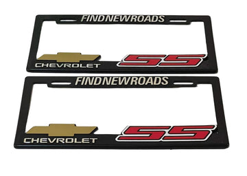License Plate Frames for CHEVROLET SS Super Sport 3D Heavy Duty Plastic