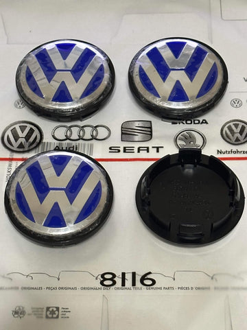 4 piezas Tapacubos centrales para “Volkswagen”