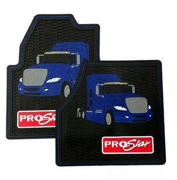 International Floor Mats PROSTAR Commercial Truck Logo Heavy Duty PAIR