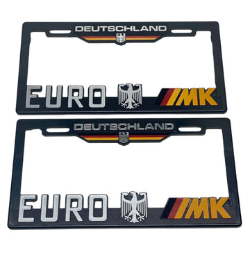 License Plate Frames for VOLKSWAGEN WOLFSBURG EDITION MK EURO DEUTCHLAND Heavy Duty Plastic 3D