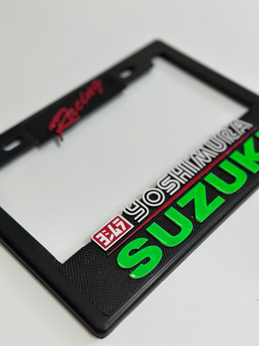 License Plate Frame for SUZUKI YOSHIMURA MOTORCYCLE 3D Heavy Duty Plastic