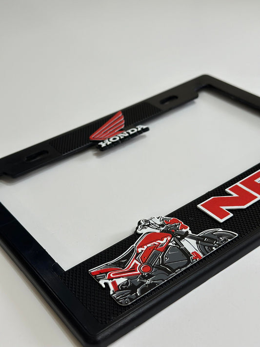 License Plate Frame for HONDA MOTORCYCLE NAVI 3D Heavy Duty Plastic