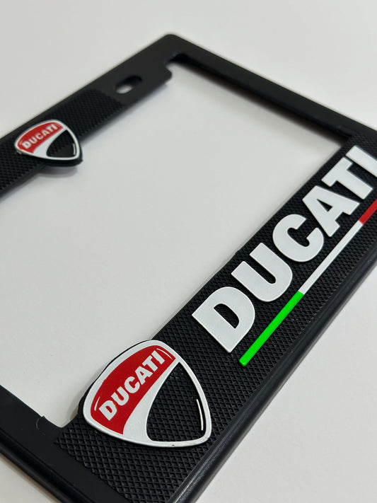 License Plate Frame for DUCATI MOTORCYCLE 3D Heavy Duty Plastic