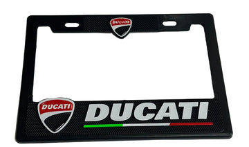 License Plate Frame for DUCATI MOTORCYCLE 3D Heavy Duty Plastic