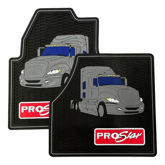 International Floor Mats PROSTAR Commercial Truck Logo Heavy Duty PAIR