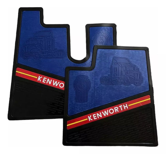 Kenworth T-660 2008-2017 Floor Mats for Commercial Truck Lettering Logo Heavy Duty PAIR