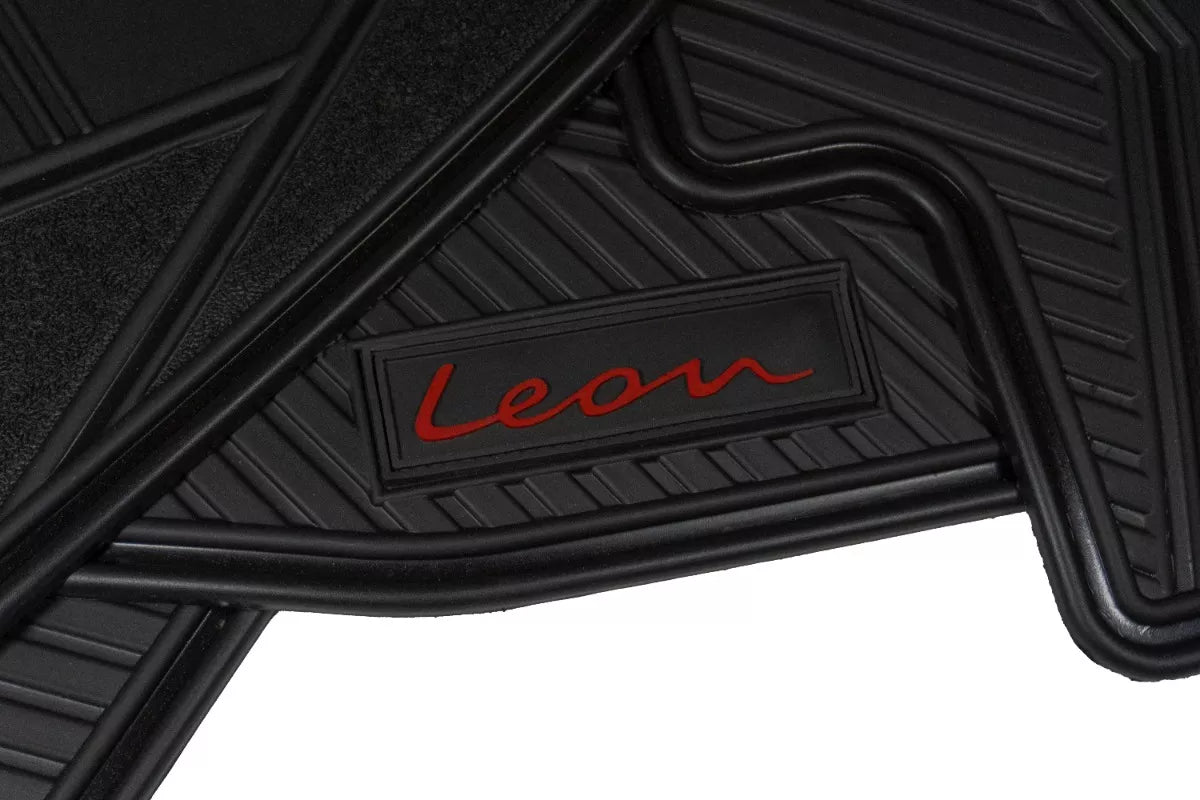 SEAT LEON 2013-2024 ORIGINAL FLOOR MATS SET HEAVY DUTY OEM