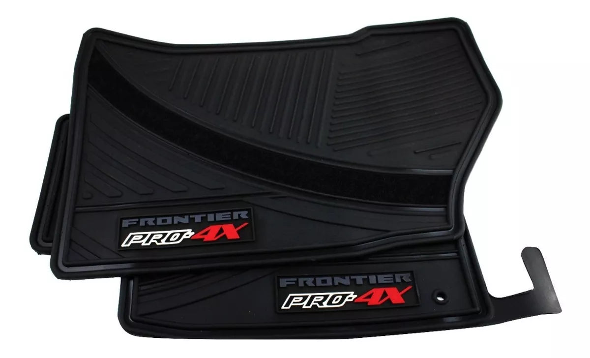 NISSAN FRONTIER 2005-2021 PRO-4X ORIGINAL FLOOR MATS SET HEAVY DUTY OEM