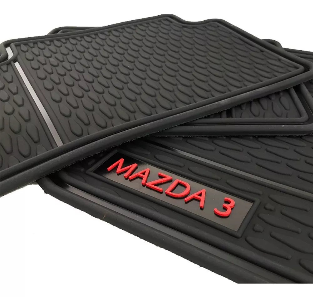 MAZDA 3 2019-2024 FLOOR MATS SET ORIGINAL HEAVY DUTY OEM