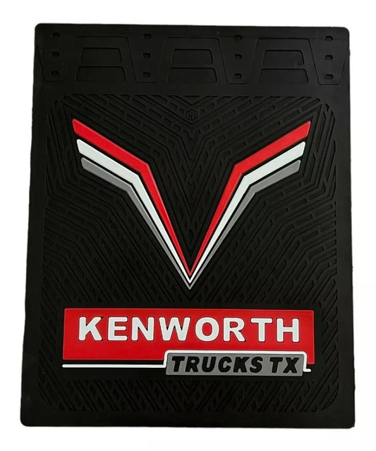 Kenworth Mud Flaps Pair 24 x 30 Custom Commercial Semi-Truck Heavy Duty