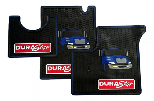 International 4300 Floor Mats DURASTAR Truck Logo 3D Heavy Duty 3 Pieces SET