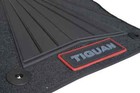 Floor Mats for car Set of All weather OEM Volkswagen Tiguan 18-24 Red Letters