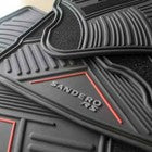 Renault Sandero OEM Waterproof Rubber Molded Fit Floor Mats Protection Set Black