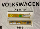 New OEM VW Golf Jetta Taos Tiguan TSI 250 Lettering Badge Emblem Red 17A853675J