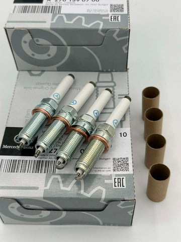 New Genuine OEM Mercedes  A2701590700  Set of 4 Spark Plugs For Sprinter Metris