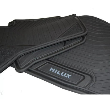 New Genuine OEM Floor Mats Set Waterproof for Toyota HILUX Black 2016-2020 4Pcs