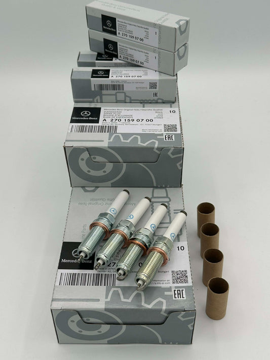New Genuine OEM Mercedes  A2701590700  Set of 4 Spark Plugs For Sprinter Metris