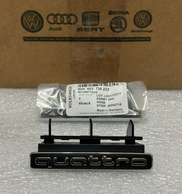 Genuine AUDI Q5 SQ5 2018 2019 2020 Quattro FYB Grille inscription 80A8537362ZZ