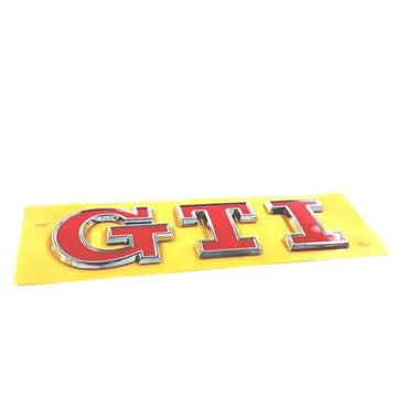 VW Golf Mk7 2013- GTI Rear Red Lettering Badge Emblem 5G0853675ACJZQ