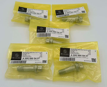 Set of 5 Genuine Mercedes-Benz Wheel Bolts OEM# A0009905407 Made in Germany