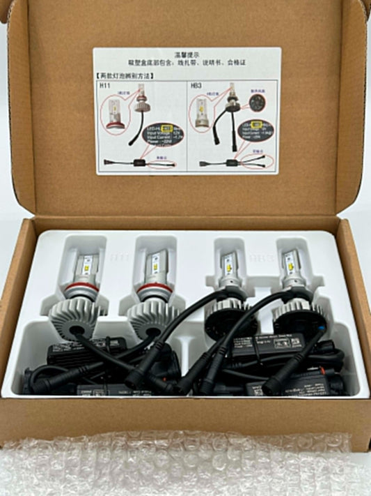 For Honda Access LED Headlight Bulbs High Low Beam H11 HB3 High Performance Kit