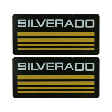 2PS For Suburban Tahoe Silverado 1988-1998 Side Roof Pillar Cab Emblem Badges