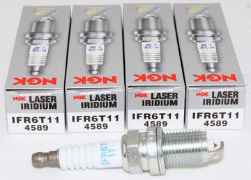 4 Pack Genuine NGK 4589 Laser Iridium Spark Plugs IFR6T11 for Toyota Pontiac