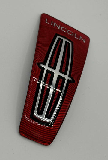 Remanufactured 98-02 Lincoln Continental PLASTIC Radiator GRILLE Emblem Red