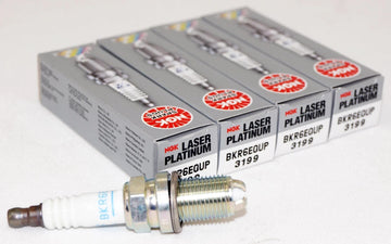 4 Pack Genuine NGK 3199 Laser Platinum Spark Plugs BKR6EQUP for BMW Audi Porsche